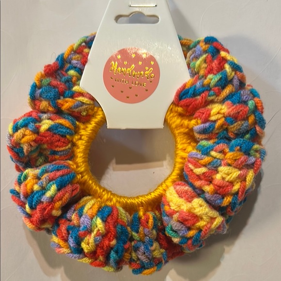 Hand Crafted Other - Colorful Crochet Hair Scrunchie